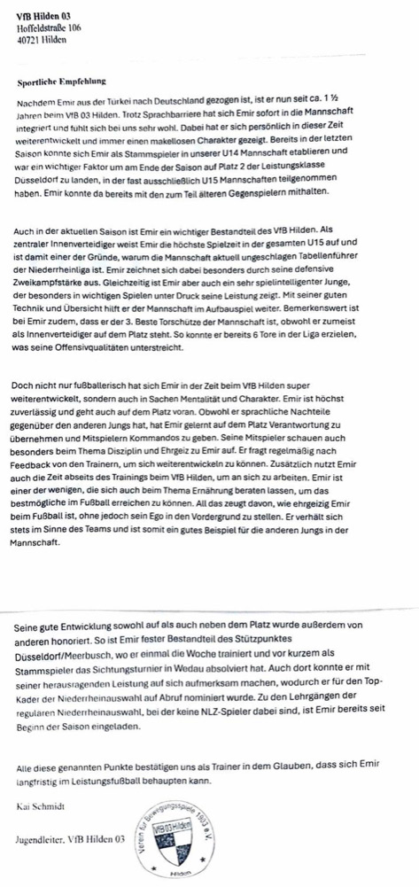 Club Technical Committee Report Document